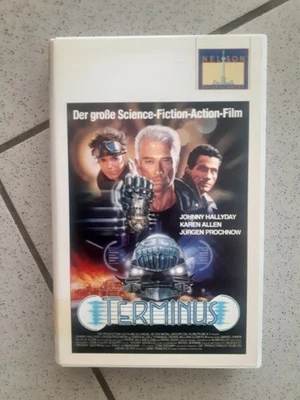 JOHNNY HALLYDAY VHS ALLEMANDE DU COMMERCE du film TERMINUS 1988 très RARE - Photo 1/3