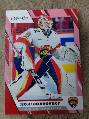 Sergei Bobrovsky #143 2023 O-Pee-Chee Pregame Warm-Up Jersey Photo card
