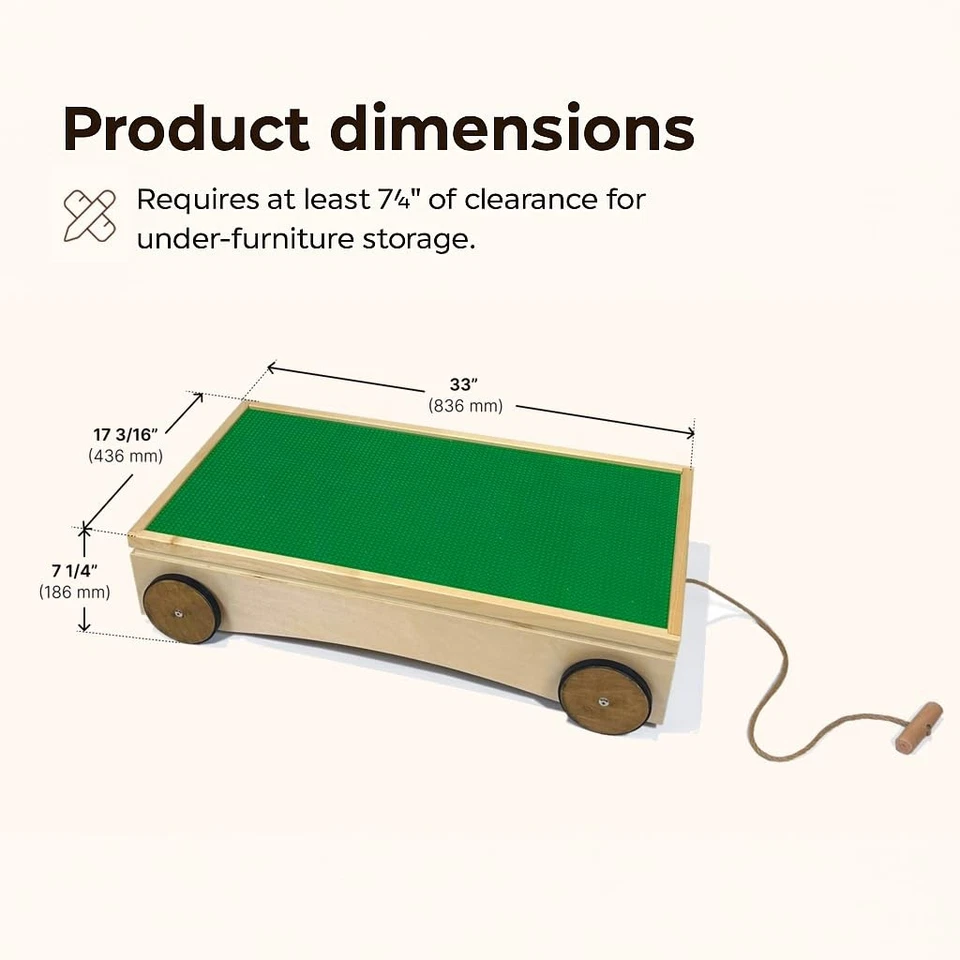Mesa de actividades multifunción hecha a mano Montessori de madera de abedul para niños pequeños con tienda... Foto 3 de 4