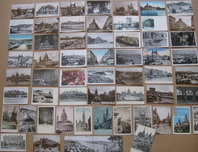 BUDAPEST Ungarn Restposten 57x alte Postkarten um 1900-1950er meist früher