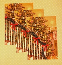 Christmas Morning Blank Holiday Greeting Card with Envelope