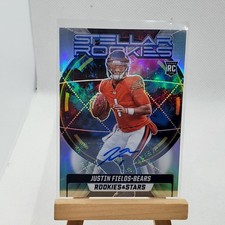2021 Panini Rookies & Stars Stellar Signatures #/25 Justin Fields #SR-4 Auto RC