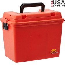 Water Resistant Tackle Storage Box Emergency Gear Organizer W/ Lift-Out Tray New
