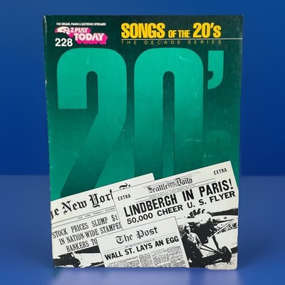 Vintage EZ Play Today 50 Songs Of The 20 s The Decade Series (Paperback, 1988)