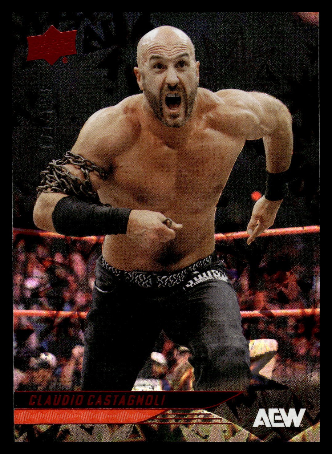 2025 Upper Deck AEW #34 Claudio Castagnoli Pyro