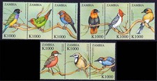 ZAMBIE 2000 OISEAUX SC#898a-i MNH Neuf ** 💲LIVRAISON GRATUITE💲