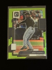 2022 Donruss Optic #196 Jose Ramirez Lime Green Prizm