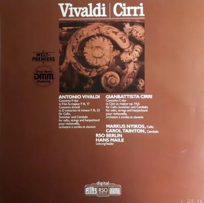 Cellokonzerte, Antonio Vivaldi, Radio-Symphonie-Orchester Berlin, Hans Maile, Gi