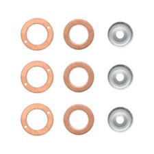 Injector Seal Kit With Heat Shield For Kubota 15221-94020 D905 D902, 3 Cylinder