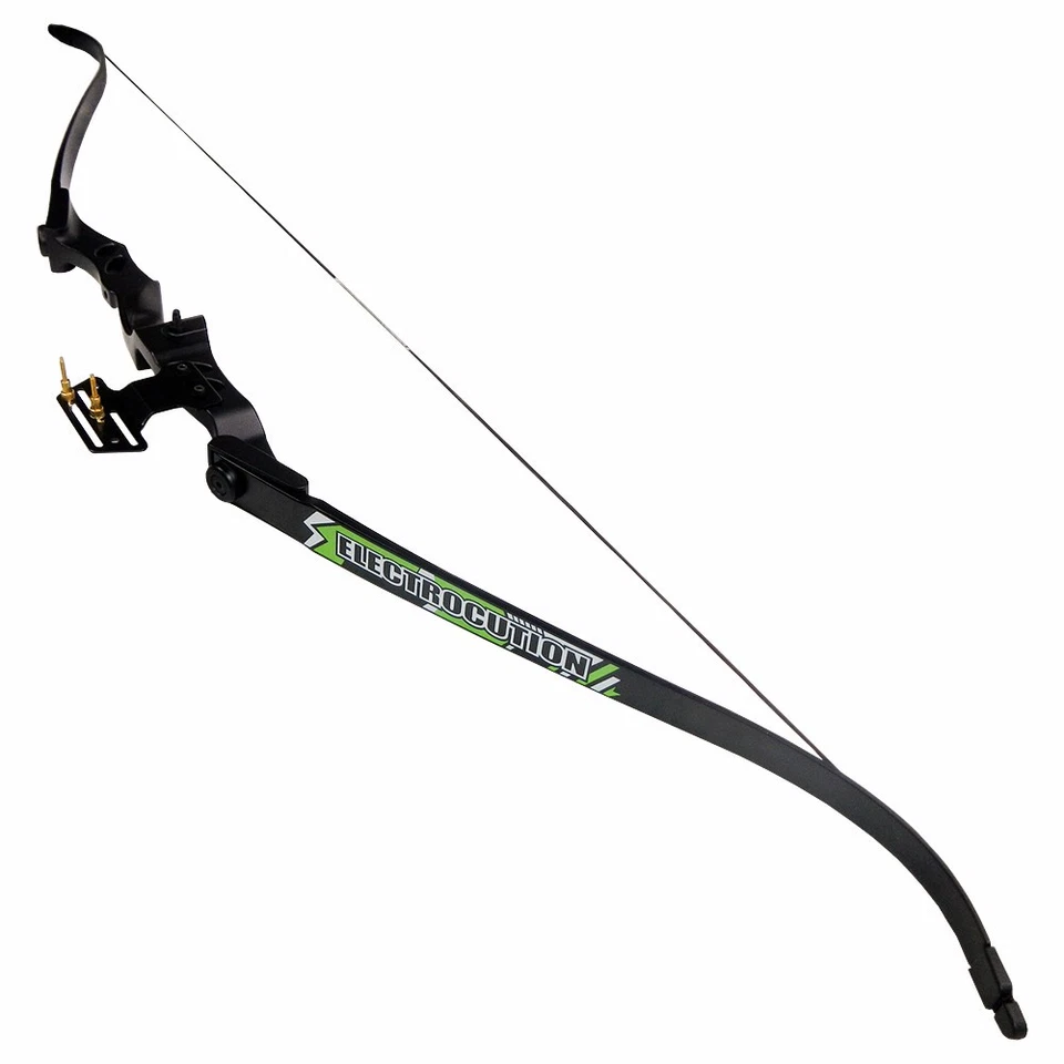 40 lb Black / White / Camo Camouflage 62" Archery Hunting Takedown Recurve Bow - Image 2 of 4