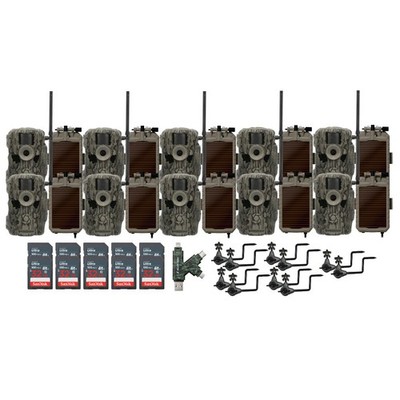 Stealth Cam 36MP Fusion Max Cellular Trail Camera 10 Pack Bundle