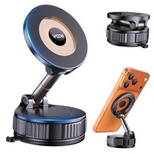 Car Phone Holder for Magsafe 130 LB Strongest Ever Suction  3000gf Black