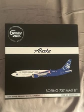 Gemini Jets 1:200 Alaska Airlines 737 MAX 8 Troops N806AK G2ASA1294 IN STOCK