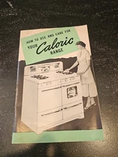 How To Use And Care For Your Caloric Range & Oven Original Manual Vintage 1950’s