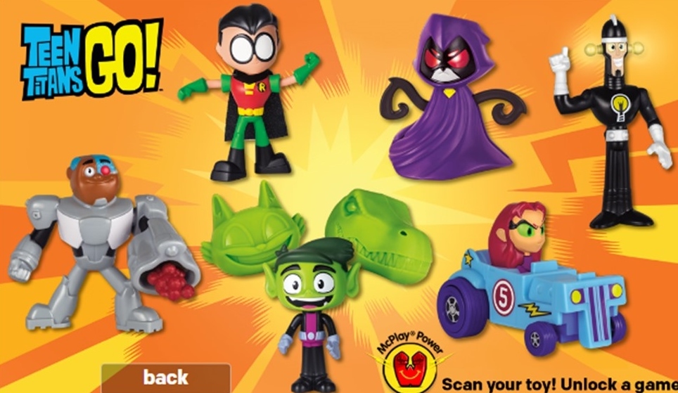 Mcdonalds Los Juguetes De Los JÃ³venes Titanes Juguetes De