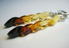 Genuine Baltic Amber Natural Earring !!!