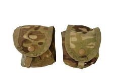 Set of 2 USGI MOLLE II Hand Grenade Pouches OCP Multicam