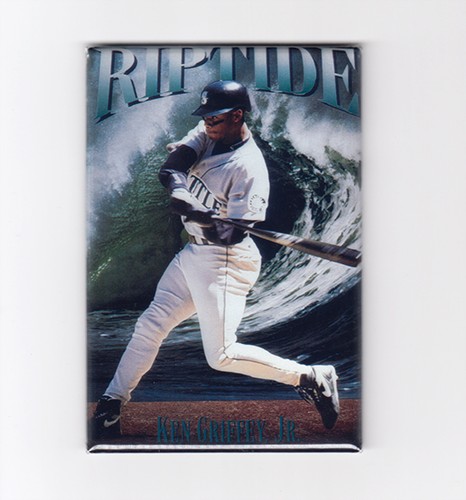 KEN GRIFFEY JR / RIPTIDE - 2" x 3" POSTER FRIDGE MAGNET costacos seattle mlb - 第 1/5 張圖片