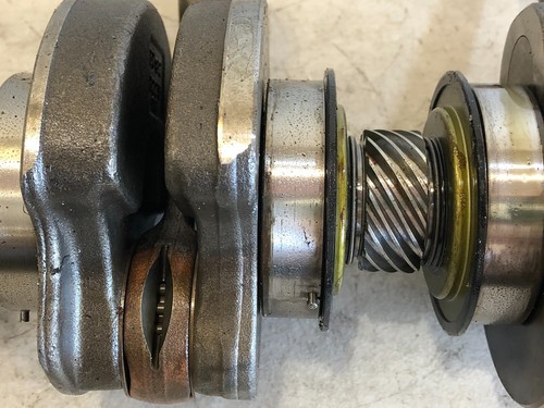 1996 Seadoo GTX GSX XP 787 800 Crankshaft 290887313 420837392 flywheel 290958056 - Picture 5 of 7