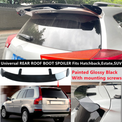 Universal Glossy Black Rear Roof Spoiler Boot Wing Fit For Volvo XC90 ...