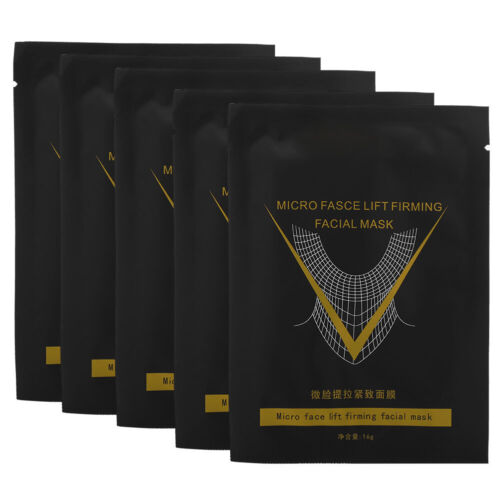 5pcs Slimming Face Mask V Shape Lifting Firming Double Chin Removal Mask Face US