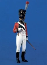 1/16 Scale Napoleonic French Guard Grenadier Officer Resin Model Unassembled
