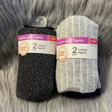 Wonder Nation Cotton Tights Baby Toddler Girls Size 6-18 Months Bundle Lot
