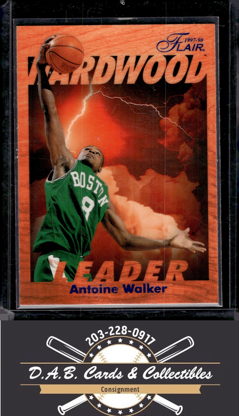 1997-98 Fleer #2 Antoine Walker Flair Hardwood Leaders Boston Celtics W04