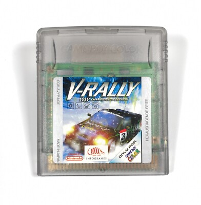 V-Rally: Championship Edition - Nintendo Gameboy Color - Spiel - guter Zustand
