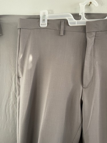 Haggar Premium Comfort Anzughose Herren klassische Passform grau Größe 40 x 29 - Bild 4 von 17