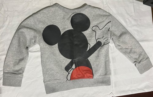 BabyGap 2 sided Mickey Mouse sweatshirt, grey, size 4 - Picture 2 of 3