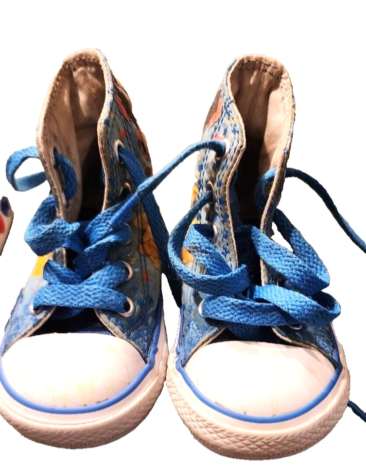 Zapatillas altas Converse DC Super Hero para niñas pequeñas All Star talla 5 Foto 3 de 4