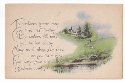 Post Card Them's Our Sentiments, from our loving hearts Father and Mother