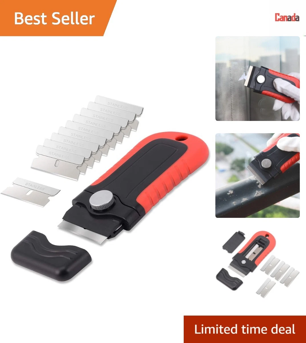 Stainless Steel Scraper Multi Purpose Glass Paint Label