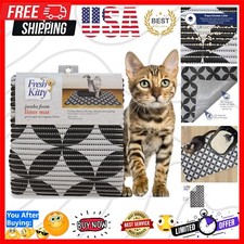 Elegant XL Jumbo Foam Litter Box Mat - 40  x25  , BPA-Free  Water Resistant