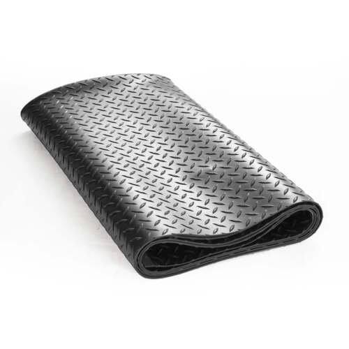 Diamond-Plate Rubber Flooring Roll 3mm x 4ft x 6ft Garage Floor Mat