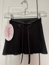 chiffon wrap dance skirt adult Revolution brand new with tags black size M/L
