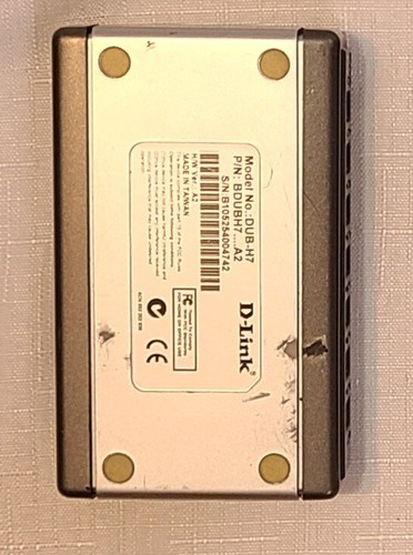 D Link DUB H7 BDUBH7 external high speed hub - Picture 3 of 4