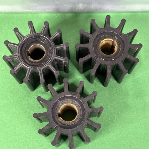 lot of 3 Evinrude Johnson Water Pump Impeller (Impeller Only) 835874 - Foto 2 di 4