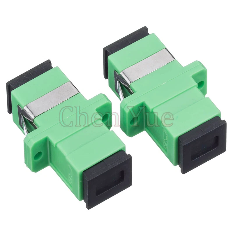50pcs SC APC Adapter Connector Simplex Single mode Plastic SM Fiber Connector - Image 4 of 4