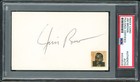 Jim Brown Autographed Signed 3x5 Index Card Cleveland Browns PSA/DNA #84509508