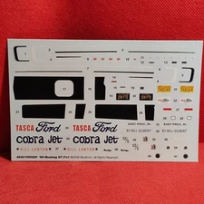 Cobra Jet Decals 1968 Ford Mustang 1:25 scale model car part Revell