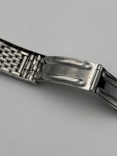 omega 1068 no-12 523 term 18mm bracciale bracelet rice grains vintage - Picture 17 of 18