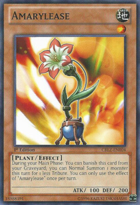 Yugioh! LP Amarylease - CBLZ-EN004 - Common - Unlimited Edition Lightly Played, 