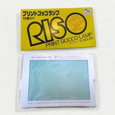 Riso Print Gocco B6 Hi-Mesh Master sheets 5pc Lamp Bulbs 10pc Set Ideal science