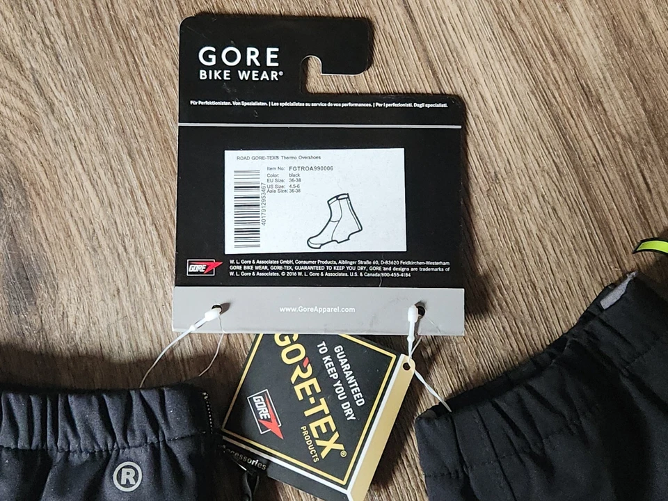 Sobrezapatillas Gore Bike Wear Road Gore-Tex EU 36-38 negras unisex EE. UU. 4,5-6 ASIA 36-38 Foto 3 de 4