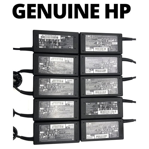 LOS VON 10 Originale 65W HP 19,5V 3,33A Netzteil Ladegerät 7,4mm Stecker & Kabel