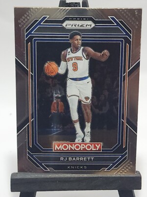 2022-23 PANINI PRIZM MONOPOLY #59 RJ BARRETT NEW YORK KNICKS PARALLEL
