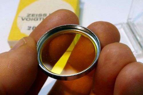 Voigtlander ZEISS IKON S 27 2X G Yellow FILTER 27mm light yellow 20.1000 - Picture 11 of 12