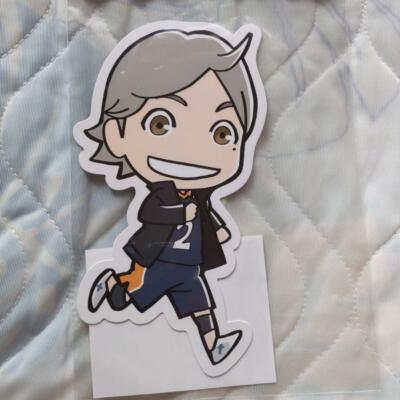 Haikyuu !! die cut postcard J-WORLD TOKYO SUGAWARA KOSHI